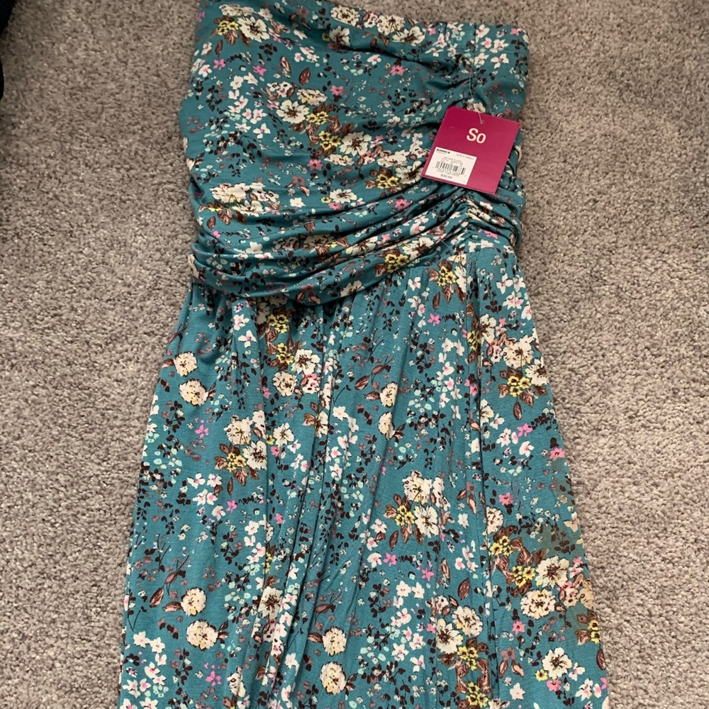 strapless dress